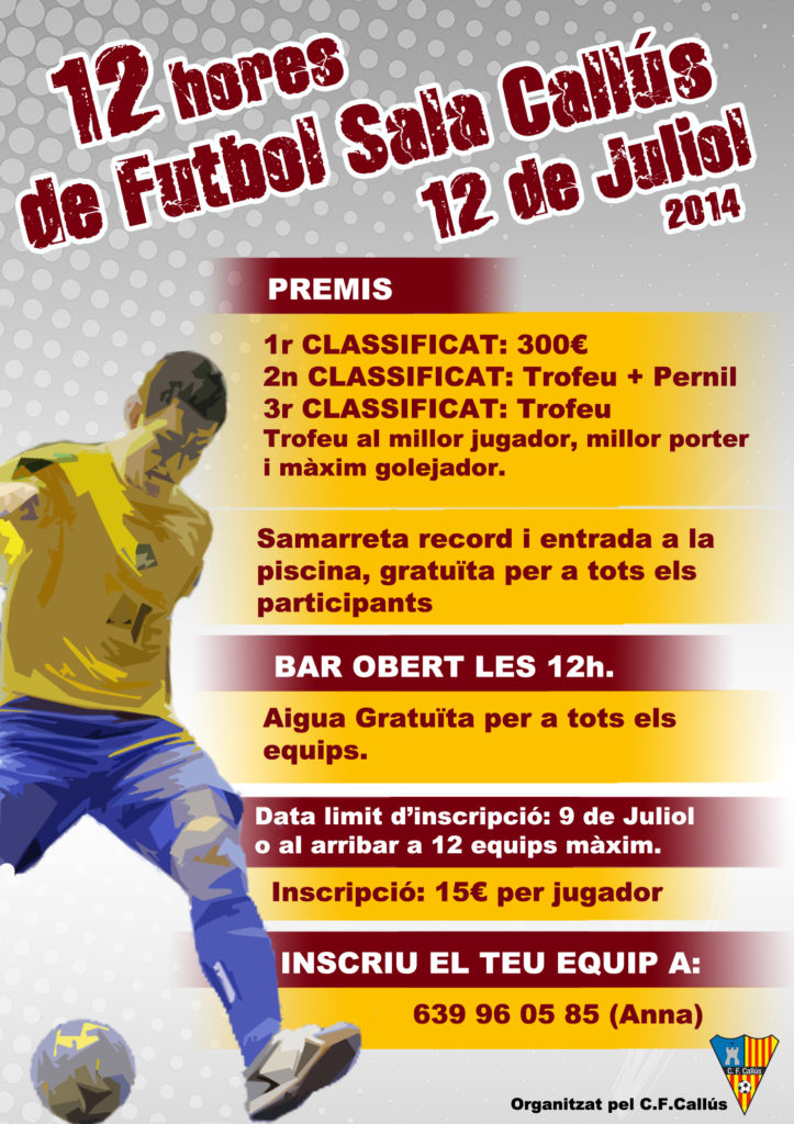 Torneo Futbol Sala - Callús 2014